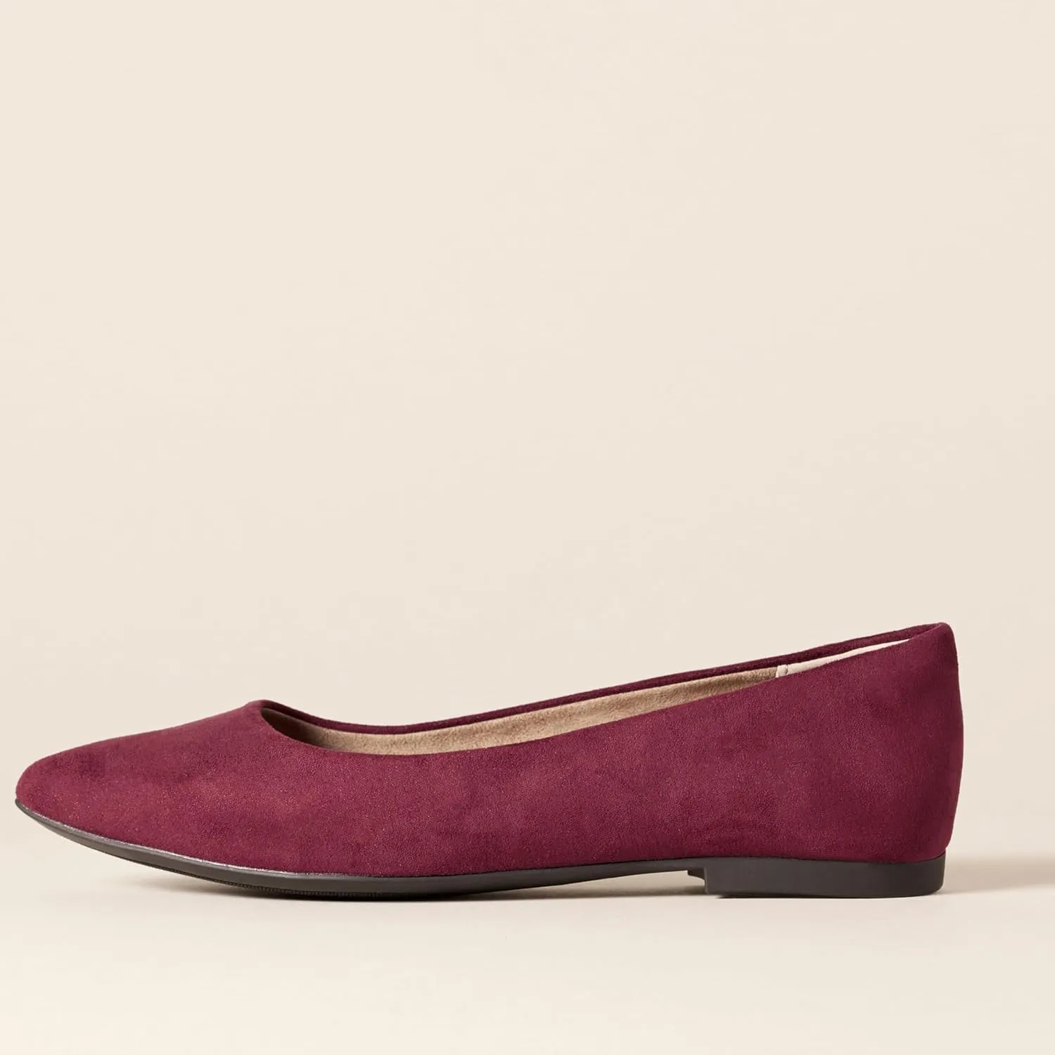Amazon Essentials Women's Pointed-Toe Ballet Flat
