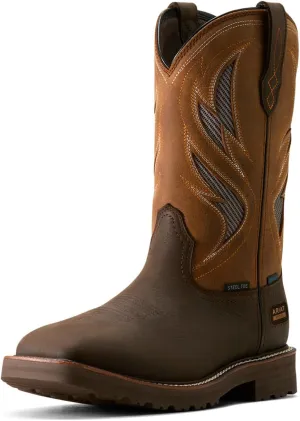 ARIAT Men's Activator Venttek Waterproof Steel Toe Work Boot Western