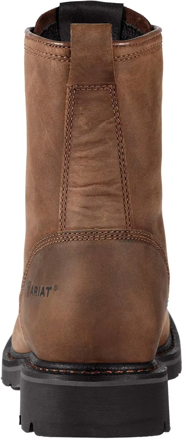 Ariat Men's Cascade 8" Wide Square Toe Steel Toe Work Boot