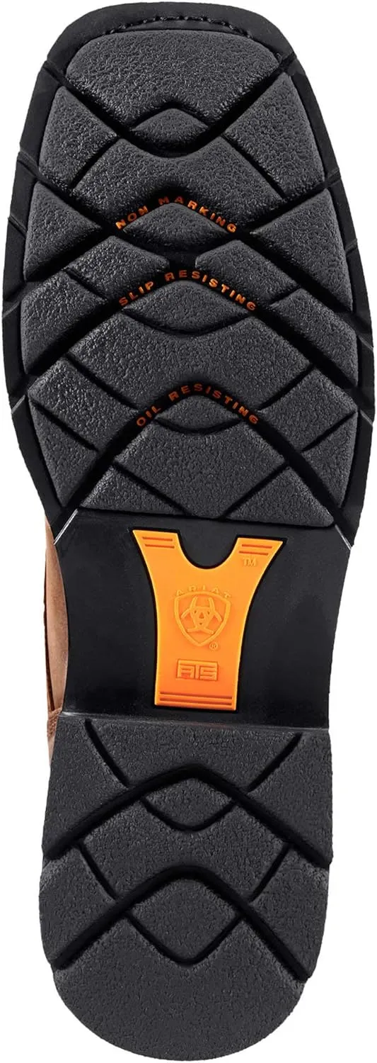 Ariat Men's Cascade 8" Wide Square Toe Steel Toe Work Boot