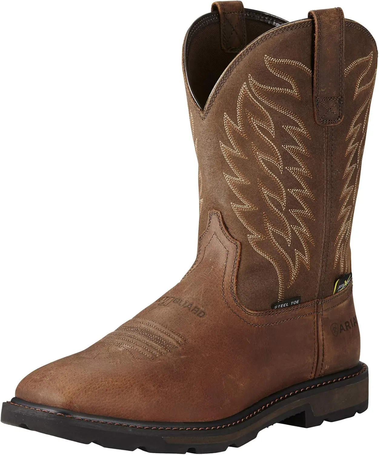 Ariat Men's Groundbreaker Wide Square Toe Metguard Steel Toe Work Boot