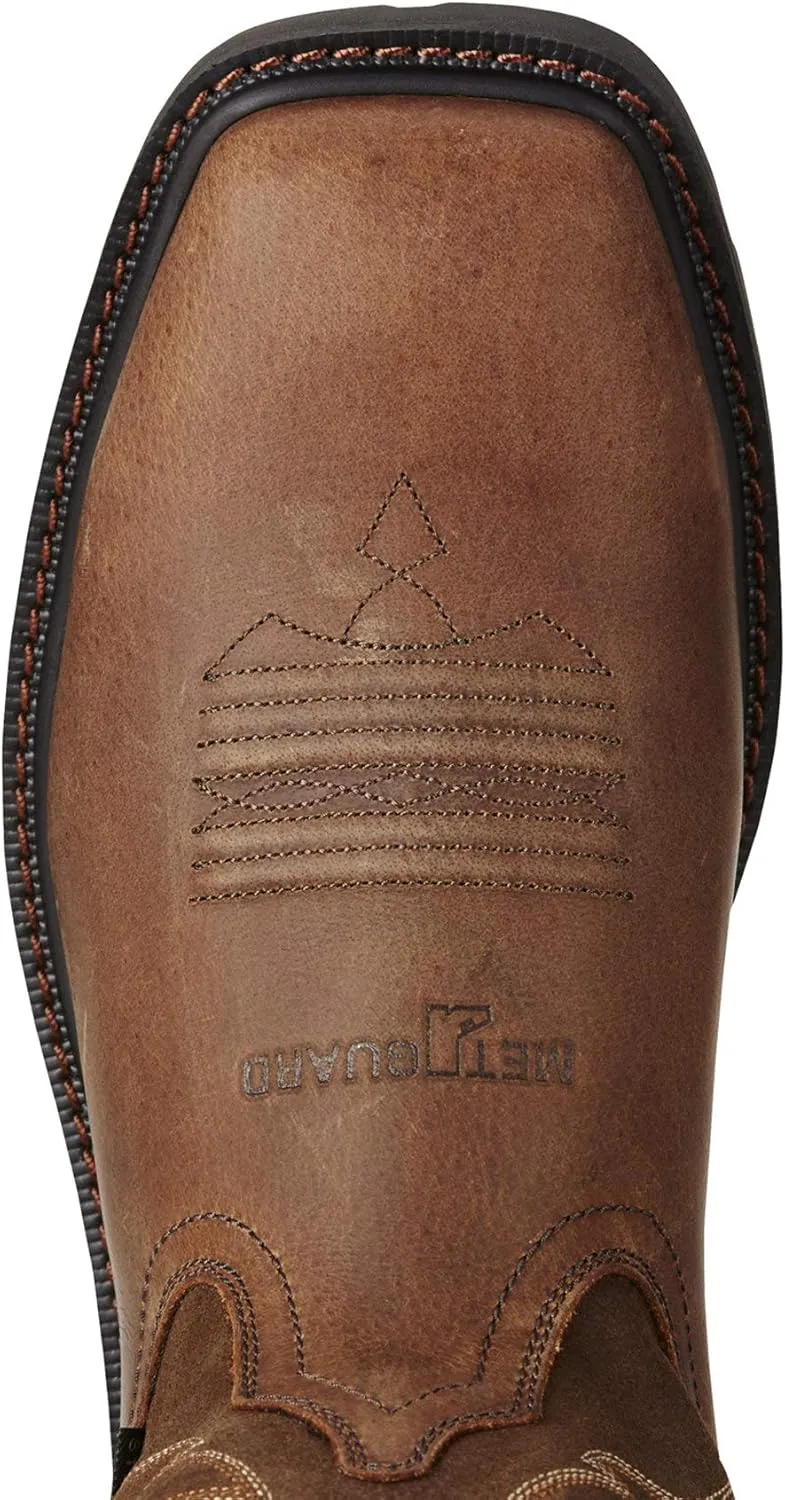 Ariat Men's Groundbreaker Wide Square Toe Metguard Steel Toe Work Boot