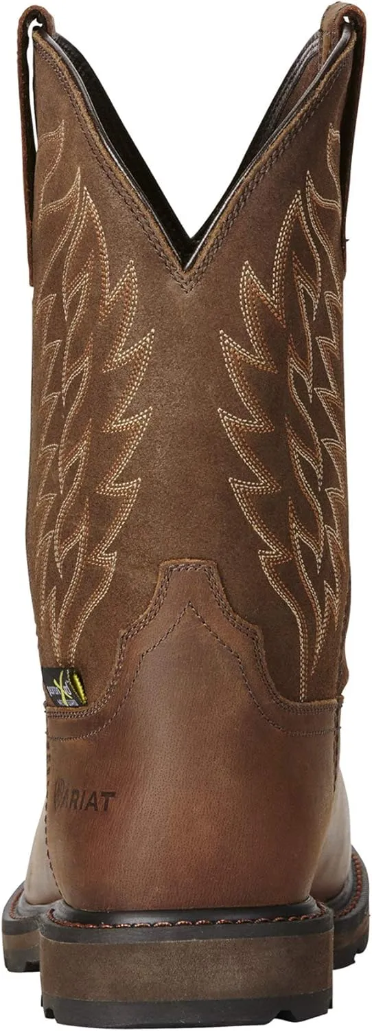 Ariat Men's Groundbreaker Wide Square Toe Metguard Steel Toe Work Boot