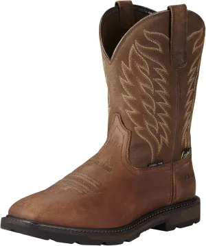 Ariat Men's Groundbreaker Wide Square Toe Metguard Steel Toe Work Boot