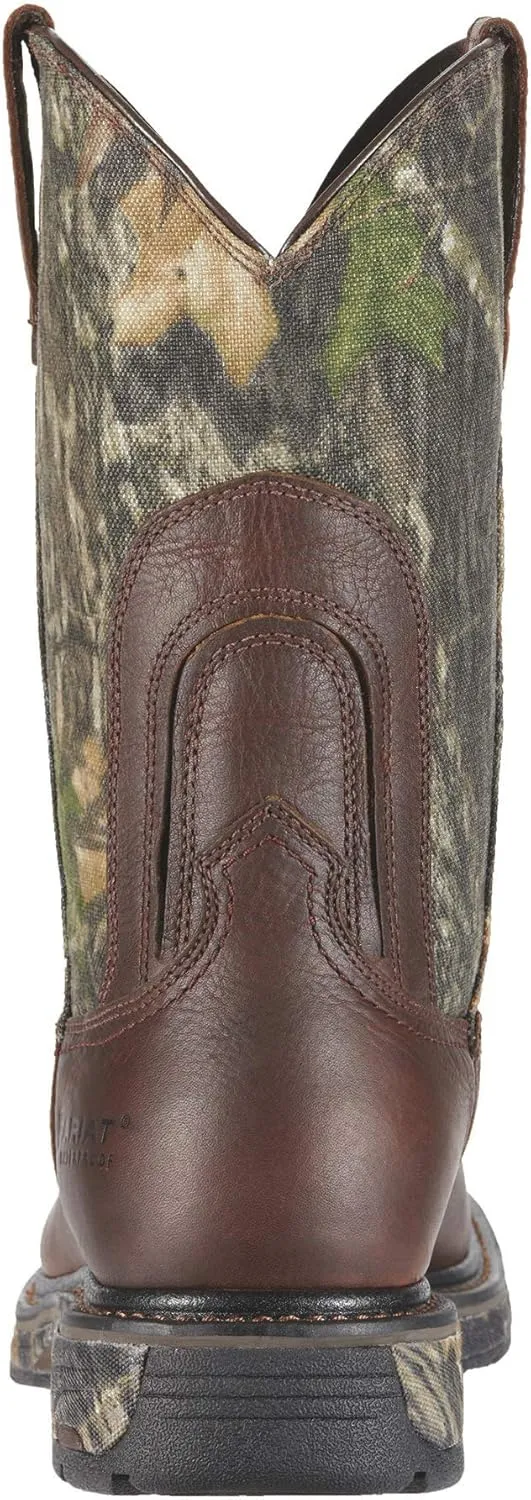 Ariat Men's WorkHog Wide Square Toe Waterproof Steel Toe Work Boot