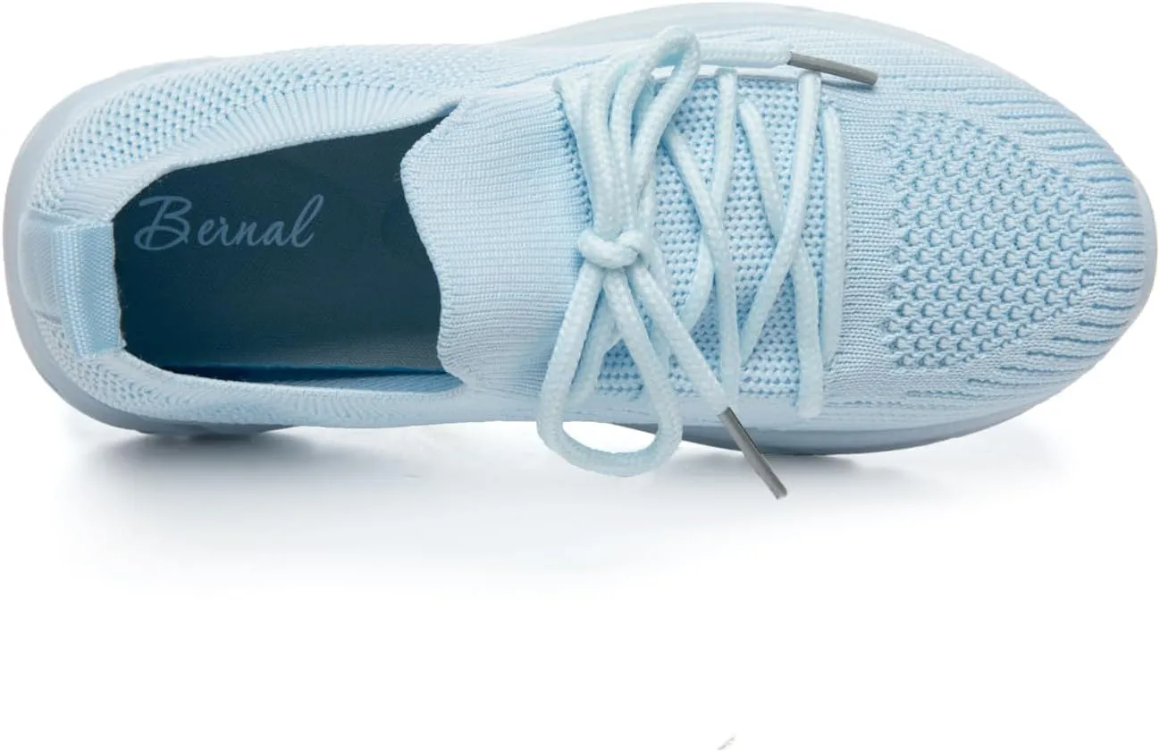Bernal Girl/Boys Slip-On Sneakers Toddler/Little Kid/Big Kid Lightweight Fashion Breathable Tennis Walking Shoes Non Slip Runing Shoes