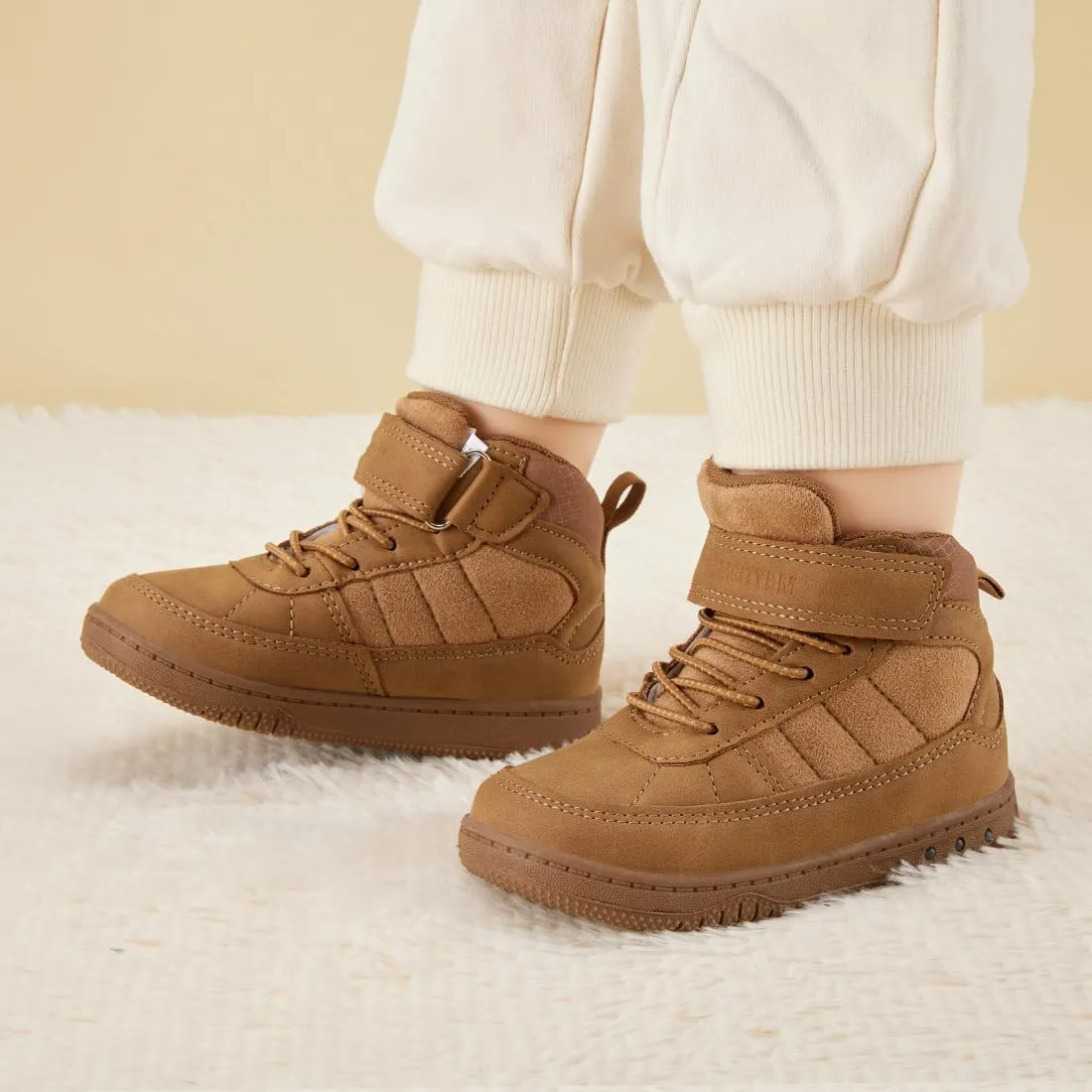BMCiTYBM Toddler Snow Boots Boys Girls Winter Waterproof Shoes Cold Weather Outdoor