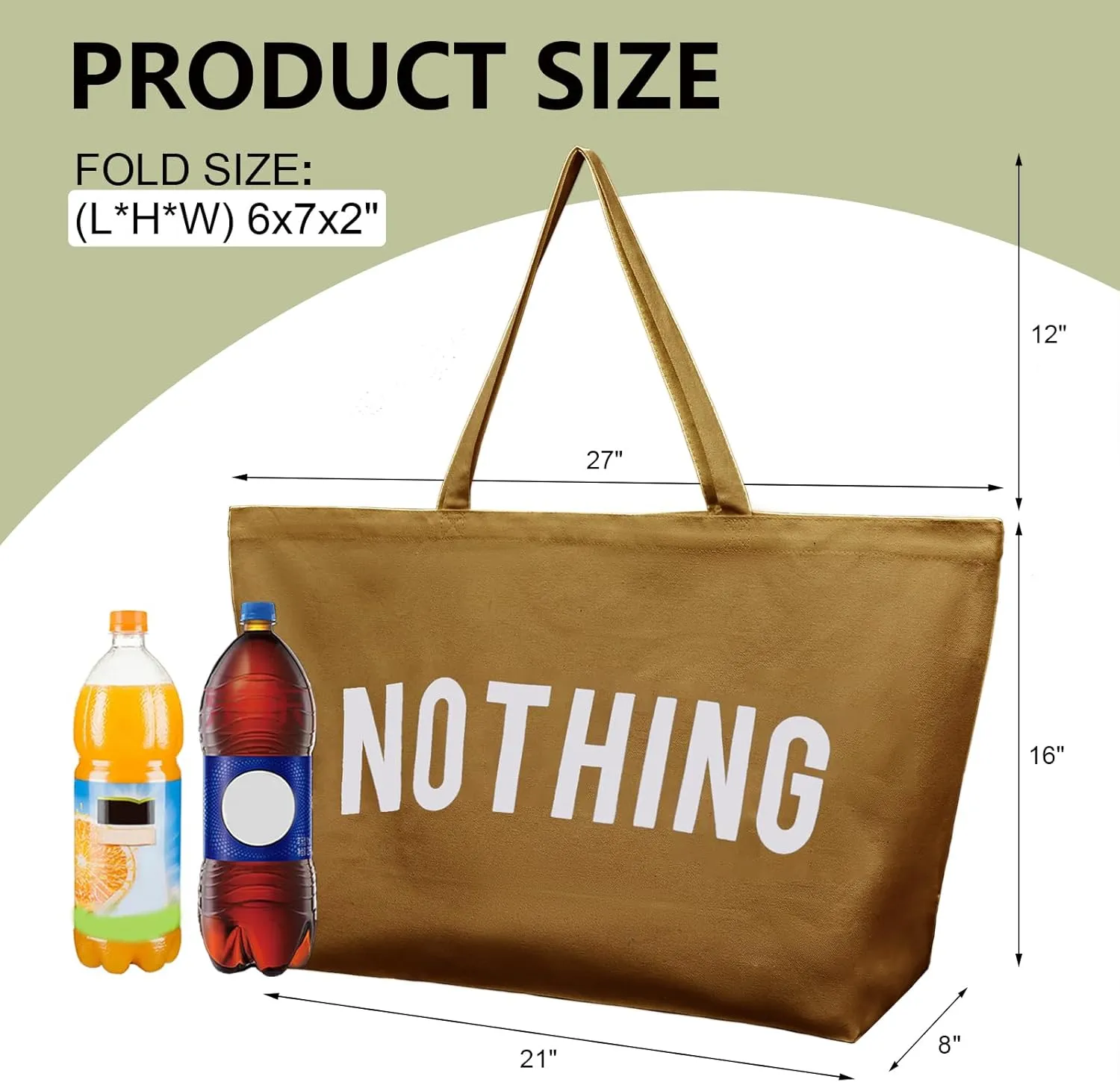 Canvas Tote Bag for Women - Reusable Grocery Bags Extra Large Shopping Bags Heavy Duty Canvas Bags with Handles