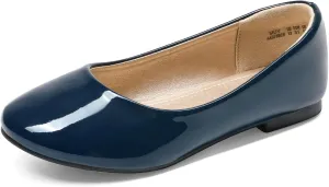 DREAM PAIRS Girls Dress Shoes Slip on Ballerina Flats for Wedding/Party