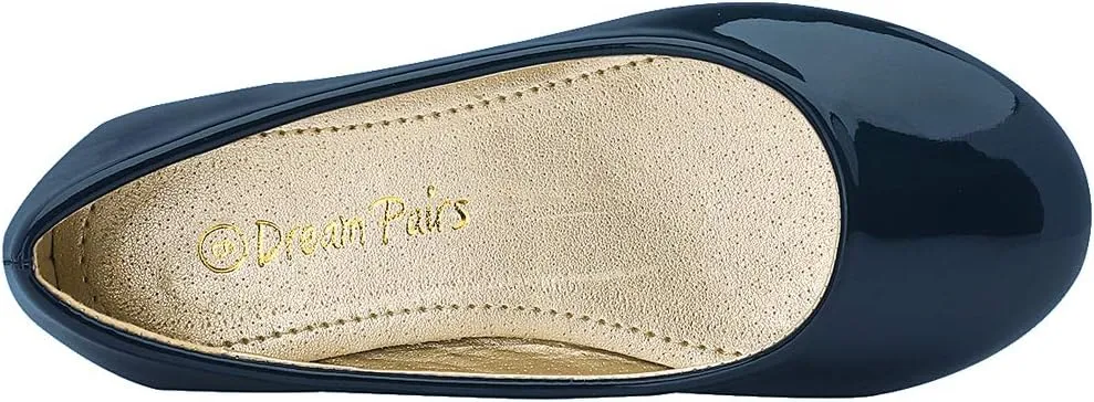 DREAM PAIRS Girls Dress Shoes Slip on Ballerina Flats for Wedding/Party