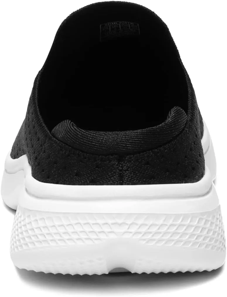 DREAM PAIRS Mules for Women Shoes Slip on Sneakers Knit Flats Lightweight Breathable Comfortable Walking Shoes