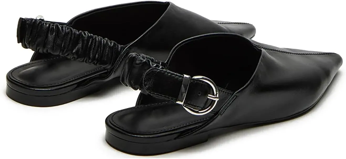 DREAMCIA Pointed Toe Flats for Women Slingback Flats Ballet Flats Shoes Dressy Casual Closed Toe Shoes