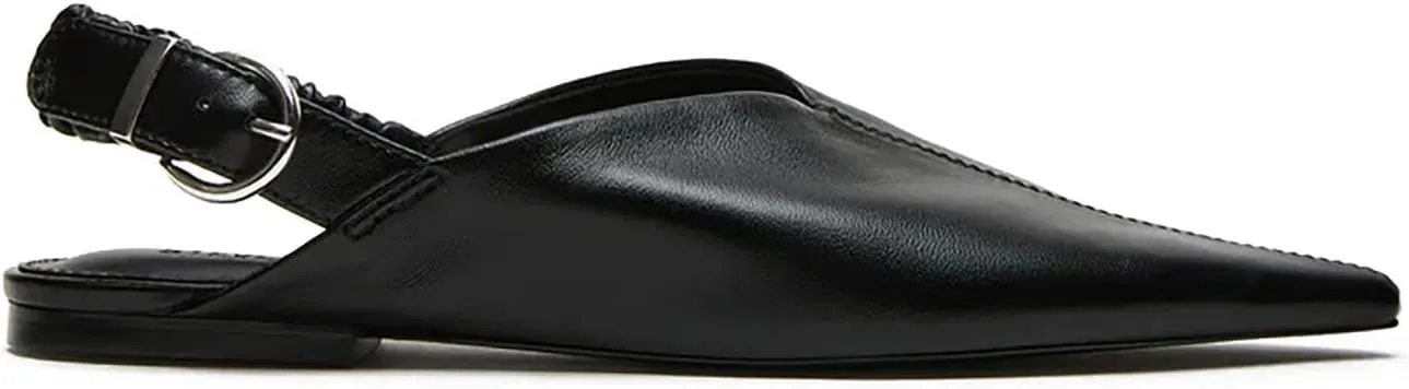 DREAMCIA Pointed Toe Flats for Women Slingback Flats Ballet Flats Shoes Dressy Casual Closed Toe Shoes