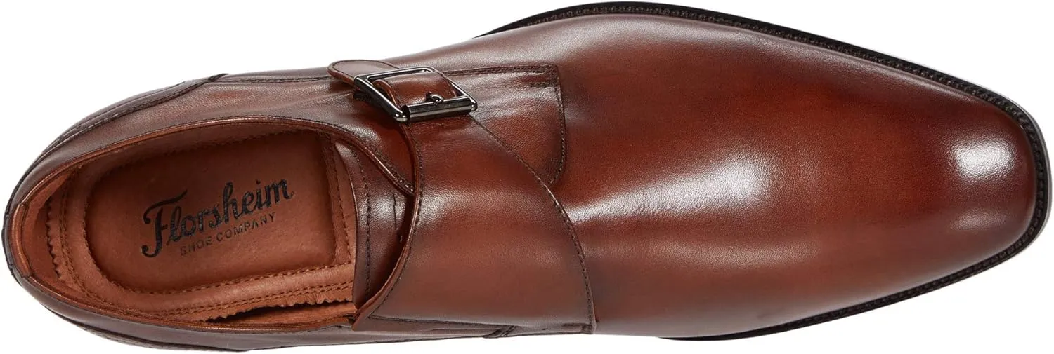 Florsheim Sorrento Plain Toe Single Monk STRP Men's Slip On