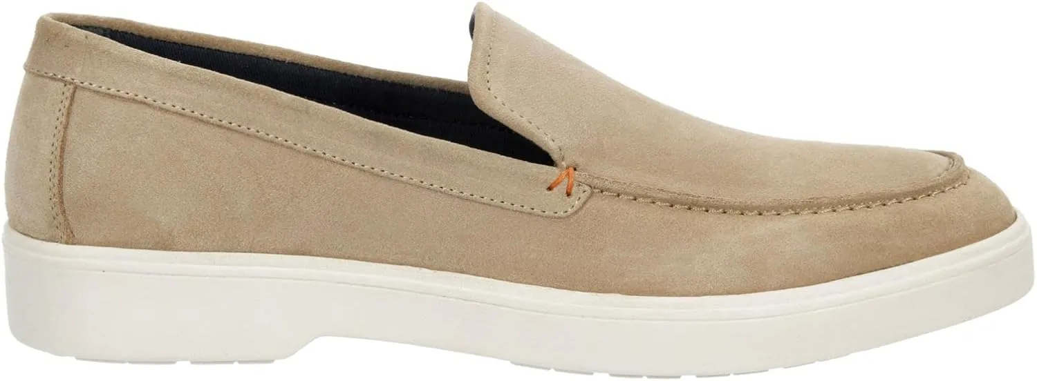 Franco Fortini Conner - Men's Slip-On Moc Toe Suede Loafer