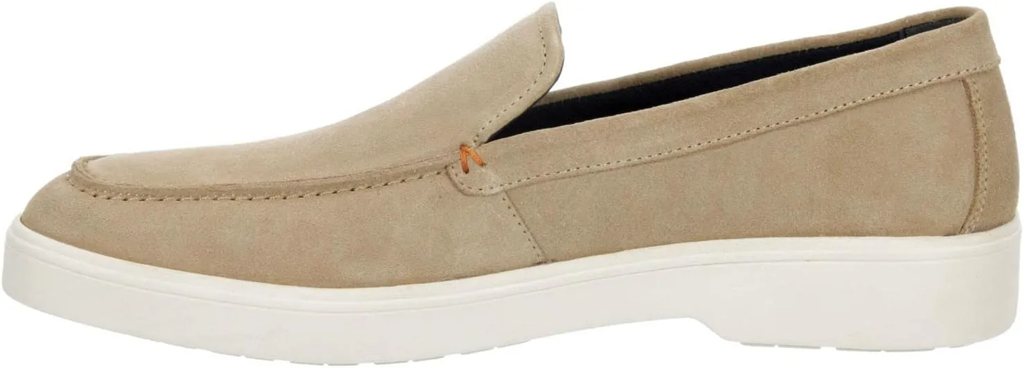Franco Fortini Conner - Men's Slip-On Moc Toe Suede Loafer
