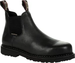 Georgia Giant Revamp Waterproof Chelsea Work Boot Size 10(M)