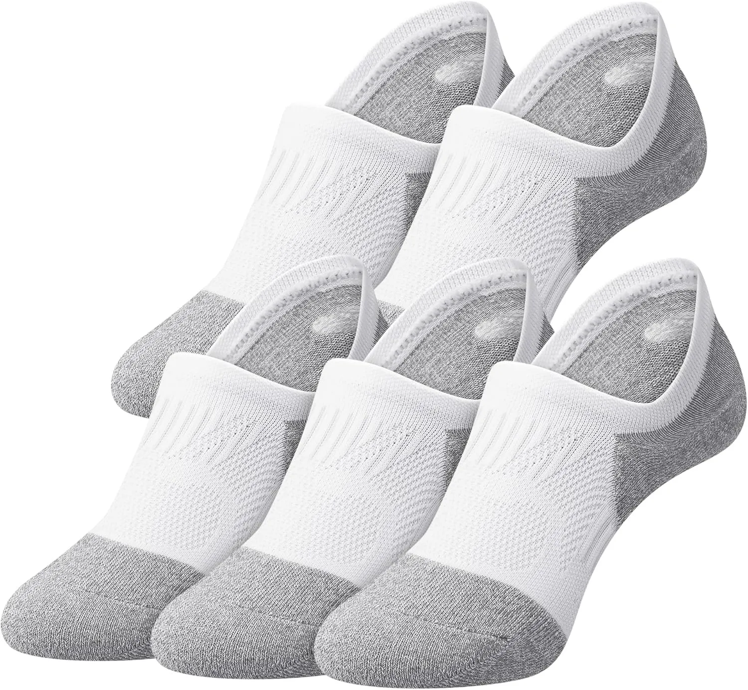 Gonii No Show Socks Womens Athletic Compression Running Low Cut Cushioned Socks 5 Pairs