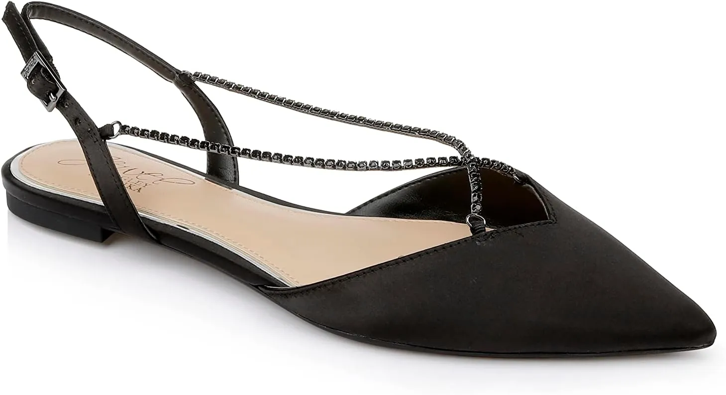 Jewel Badgley Mischka Alanna Ballet Flats