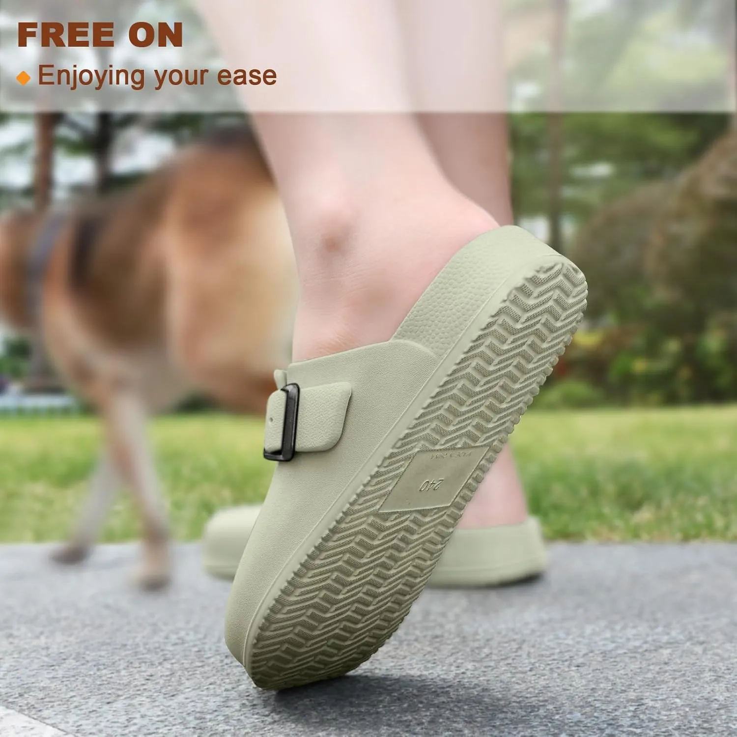 KEMISANT Women Clogs,Comfortable Mules Sandals Slippers Nurse Garden Shoes Unisex for Men Cushioned Support