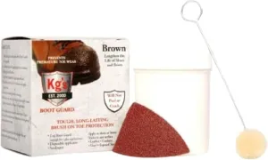 Kg's Boot Guard Brush On Toe Protection – Brush On Liquid for Tough, Long-Lasting Safety Protection on Boots