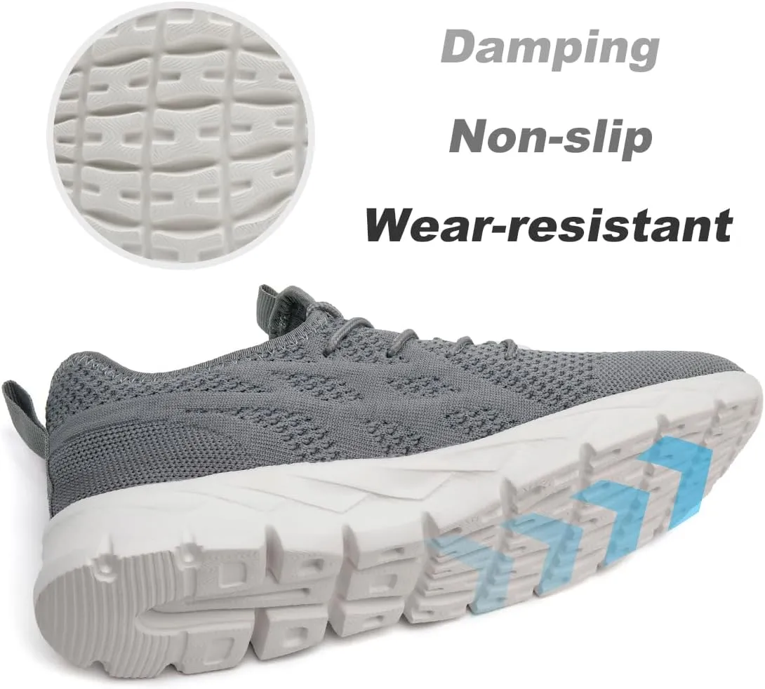 Men Slip On Running Shoes Lightweight Breathable Non-Slip Gym Sneakers Cushioned Comfort for Walking Fitness & Daily Training Leisure Athletic Sports Design