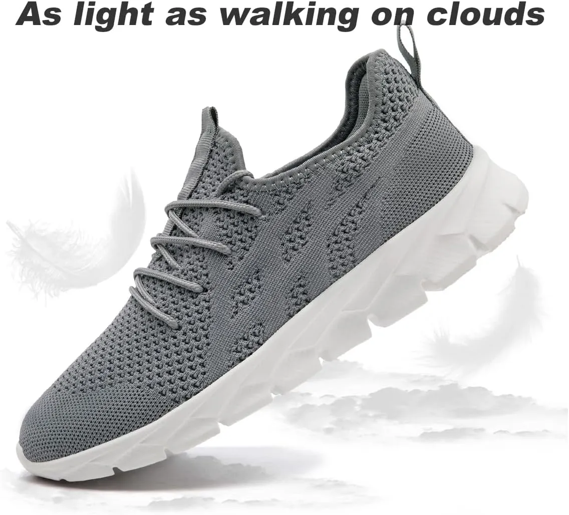 Men Slip On Running Shoes Lightweight Breathable Non-Slip Gym Sneakers Cushioned Comfort for Walking Fitness & Daily Training Leisure Athletic Sports Design