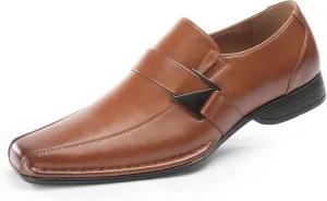 Men's Loafers Dress Shoes Slip on, Leather Lined, Cushioned Insole, Soft Lining, Sturdy Design with Buckle, Classic Comfort Elegance