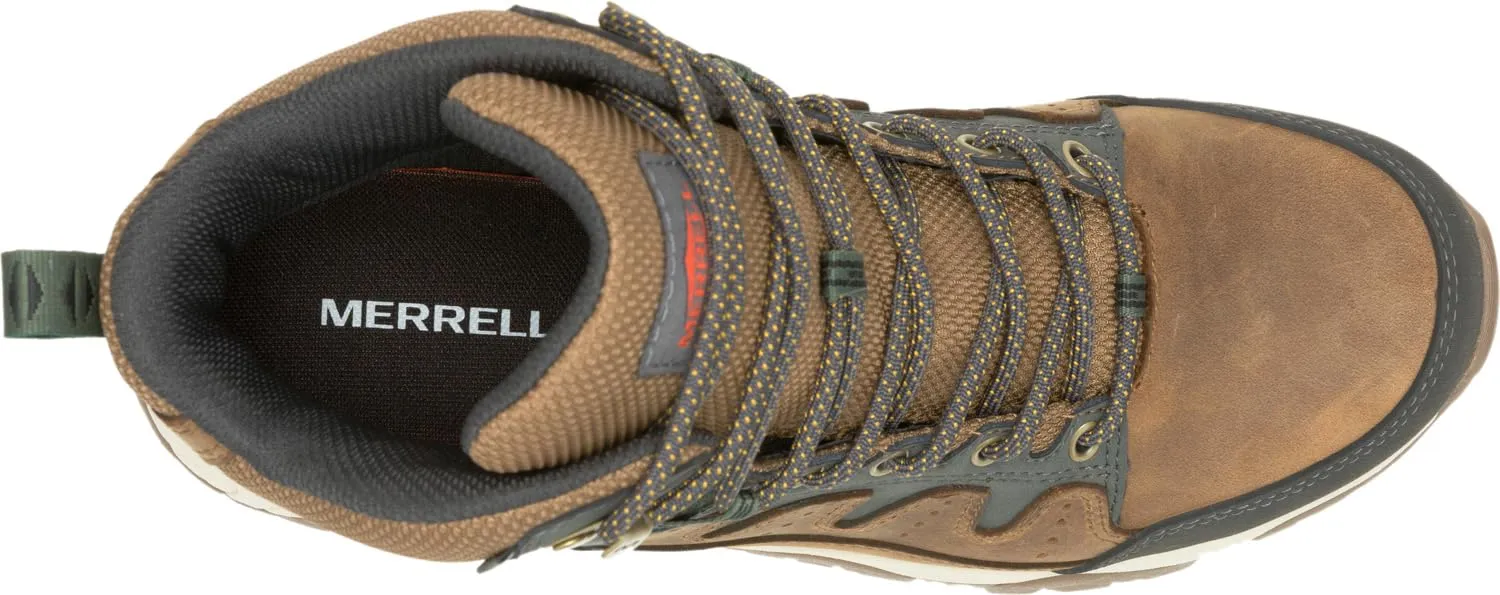 Merrell Men's Windoc Waterproof Steel Toe Mid Construction Boot, Brown, 9.5