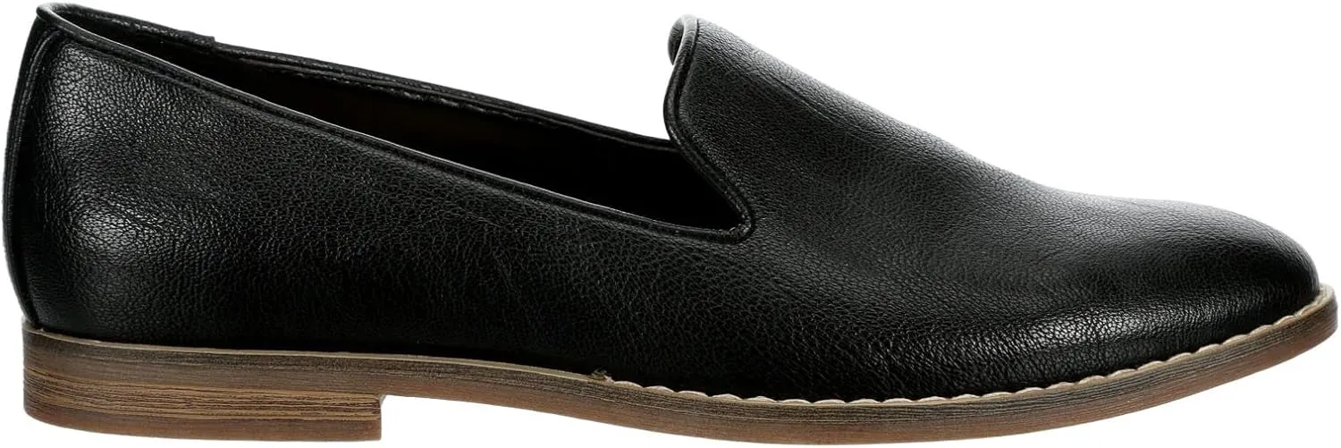 Michael By Michael Shannon Sherrill - Women's Closed Toe Faux Leather Slip On Classic Loafer Flat