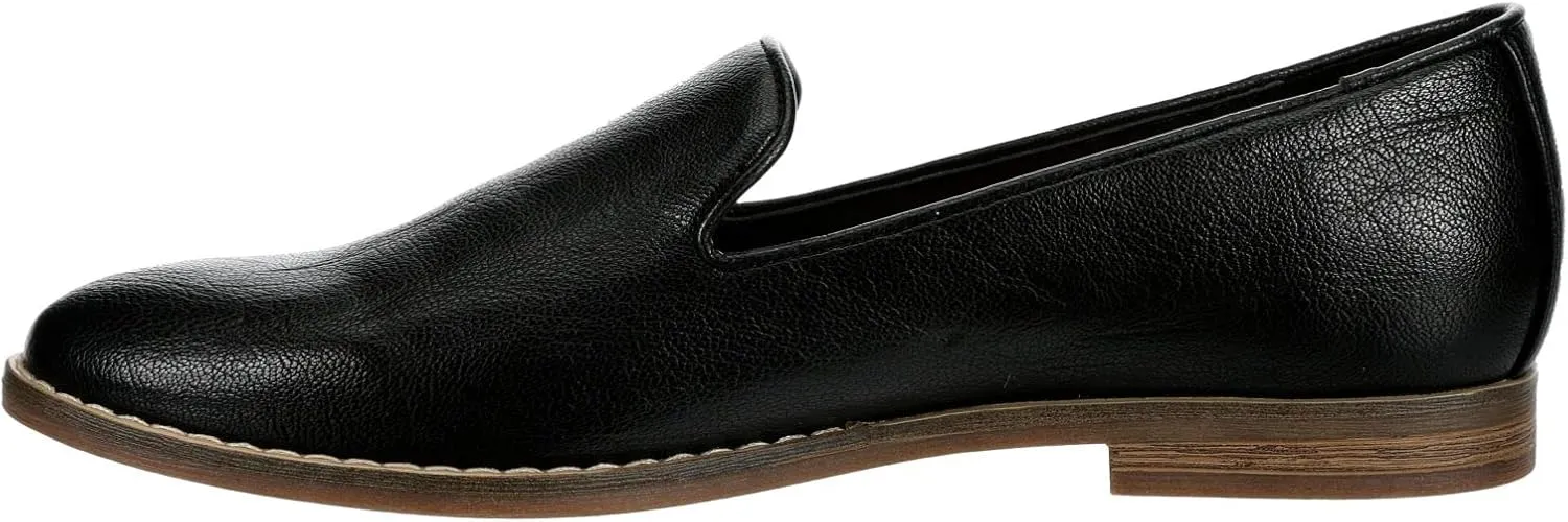 Michael By Michael Shannon Sherrill - Women's Closed Toe Faux Leather Slip On Classic Loafer Flat