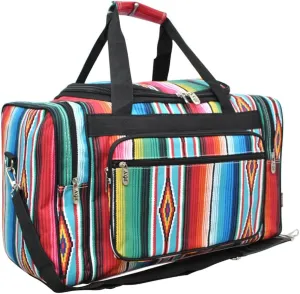 NGIL Canvas 20" inch Duffle Bag (Zarape-black)