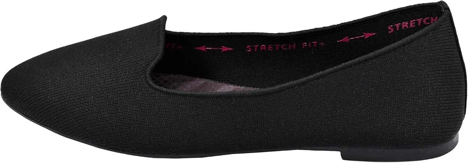 Skechers Women's Cleo Sherlock Engineered Knit Loafer Skimmer