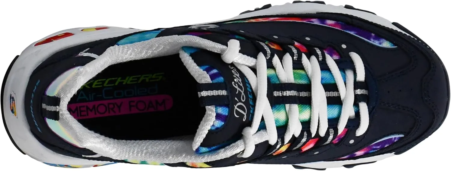 Skechers Women's D'Lites Summer Fiesta Sneaker