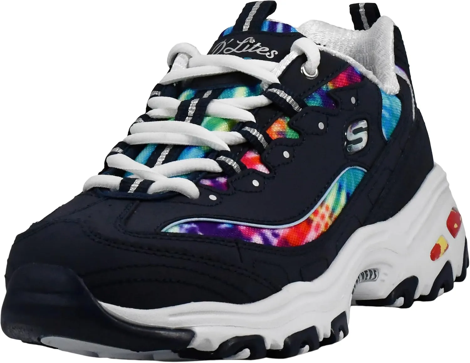 Skechers Women's D'Lites Summer Fiesta Sneaker