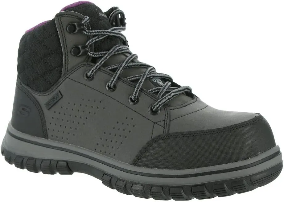 Skechers Women's Padded Collar Safety Boot Industrial Shoe