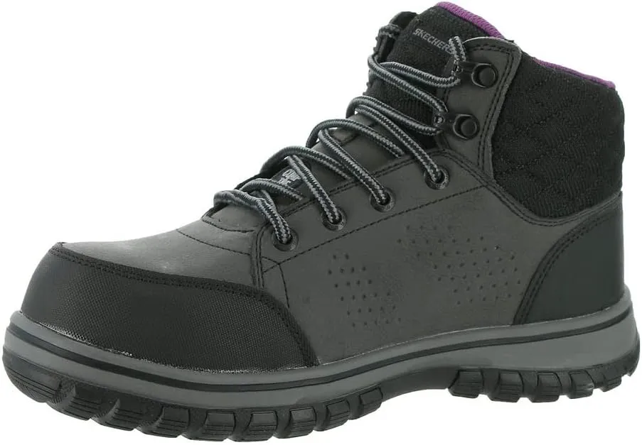 Skechers Women's Padded Collar Safety Boot Industrial Shoe