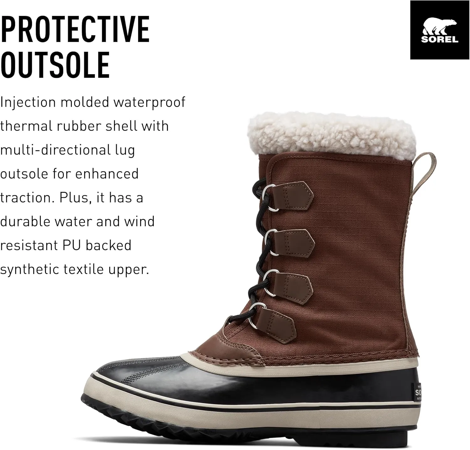 SOREL Men's 1964 Pac Nylon Waterproof Boot