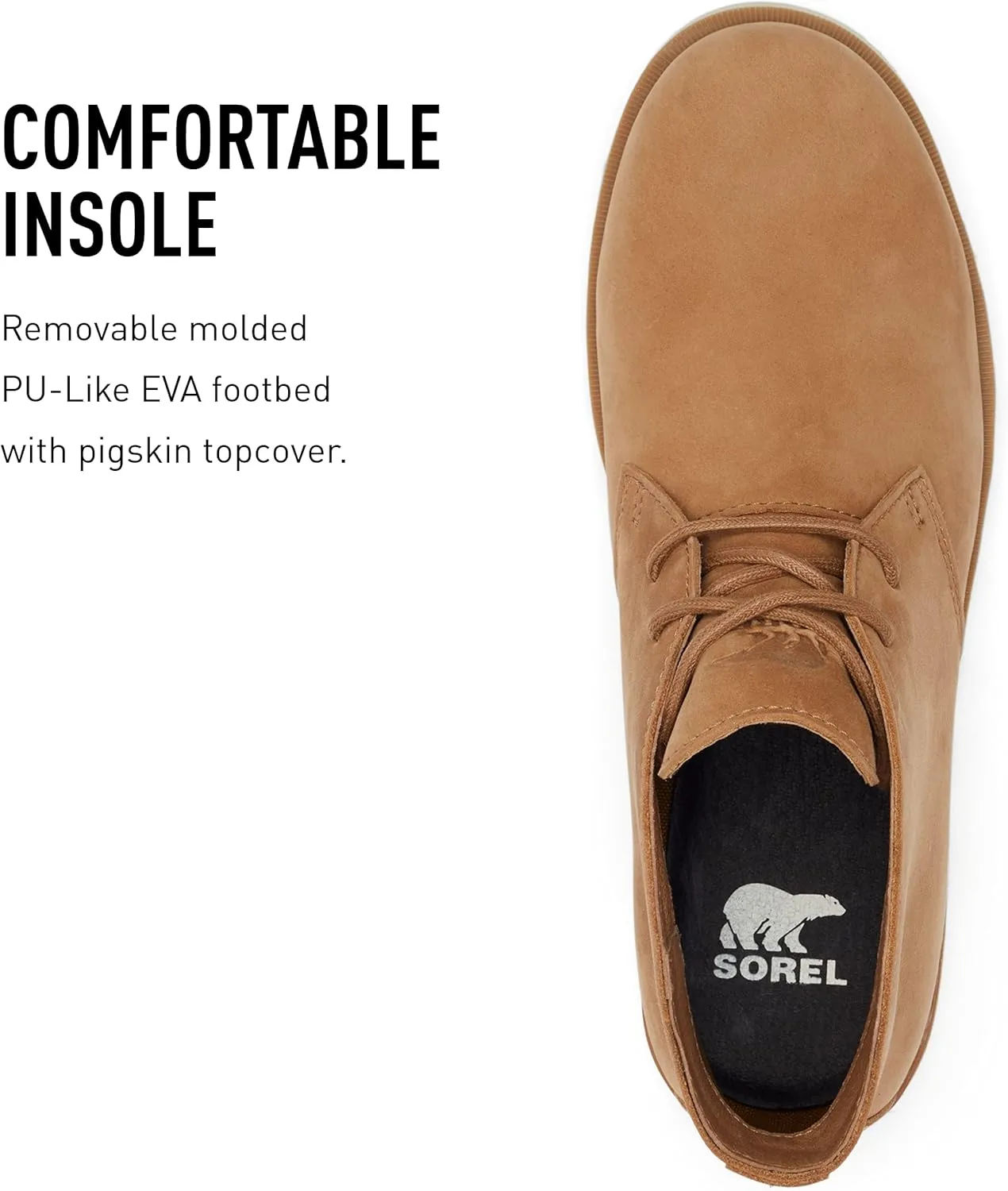 Sorel Men's Kezar Chukka WP Boot — Waterproof Leather Rain Boot