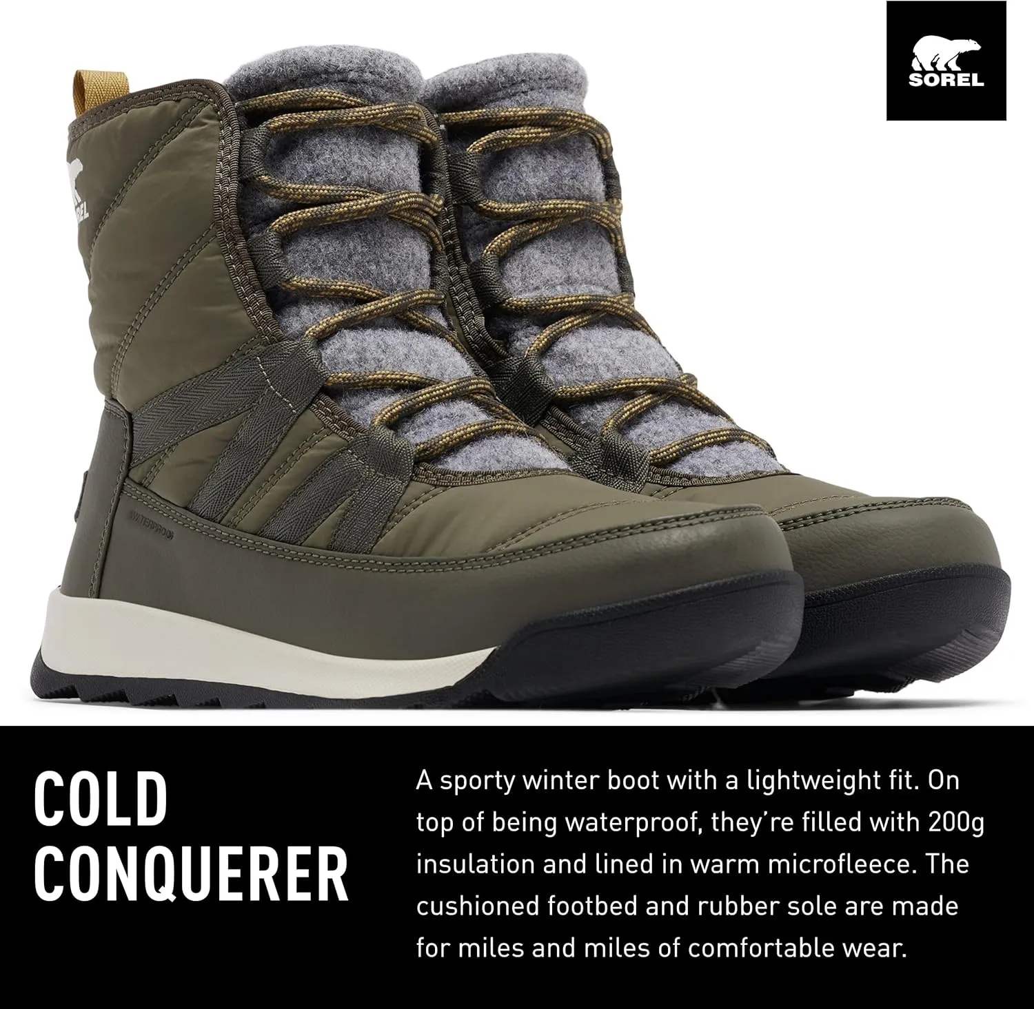 Sorel Women's Whitney II Short Lace Winter Boots