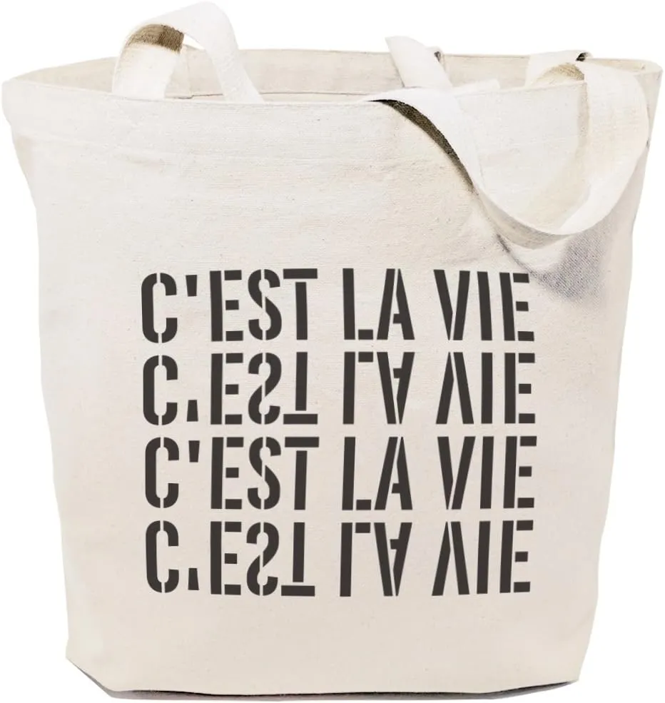 The Cotton & Canvas Co. Beach, Grocery, Farmers Market, Shopping and Travel Reusable Shoulder Tote and Handbag …