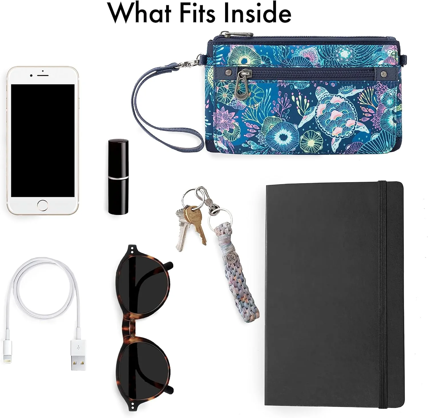 The Sak Esperato Nylon Flat Crossbody in Eco Twill, Adjustable Repreve Webbing Strap