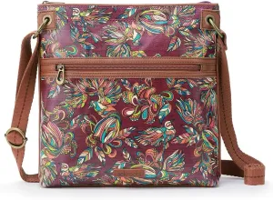 The Sak Esperato Nylon Flat Crossbody in Eco Twill, Adjustable Repreve Webbing Strap