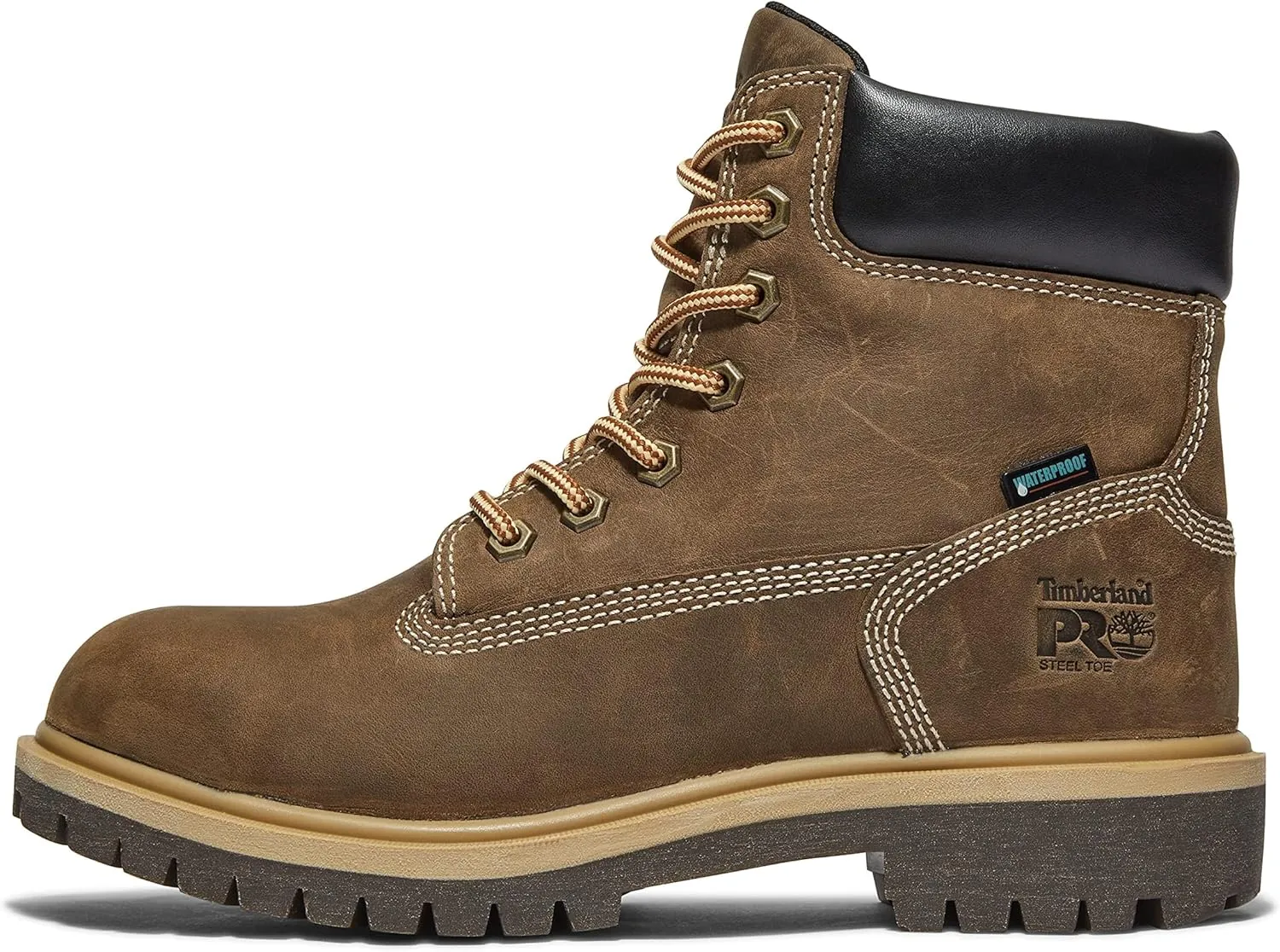Timberland PRO Women's Direct Attach 6 Inch Steel Safety Toe Insulated Waterproof Industrial Work Boot
