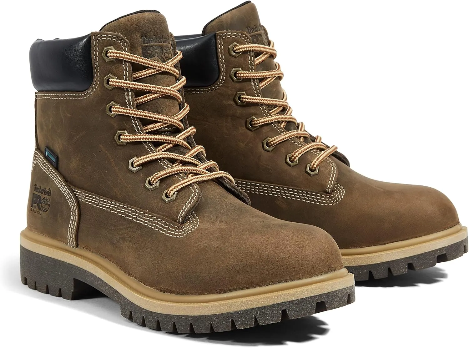 Timberland PRO Women's Direct Attach 6 Inch Steel Safety Toe Insulated Waterproof Industrial Work Boot