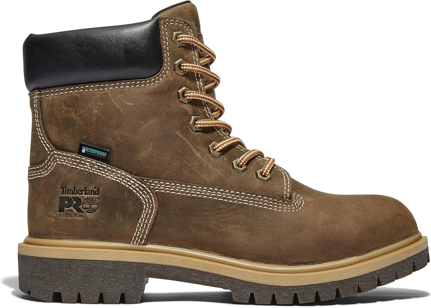 Timberland PRO Women's Direct Attach 6 Inch Steel Safety Toe Insulated Waterproof Industrial Work Boot