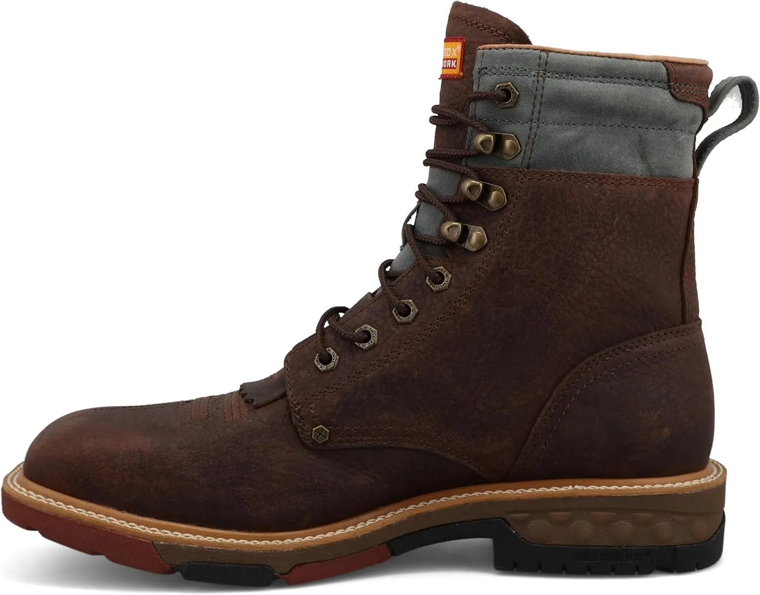 Twisted X Men's 8" Cell Stretch Lacer Steel Toe