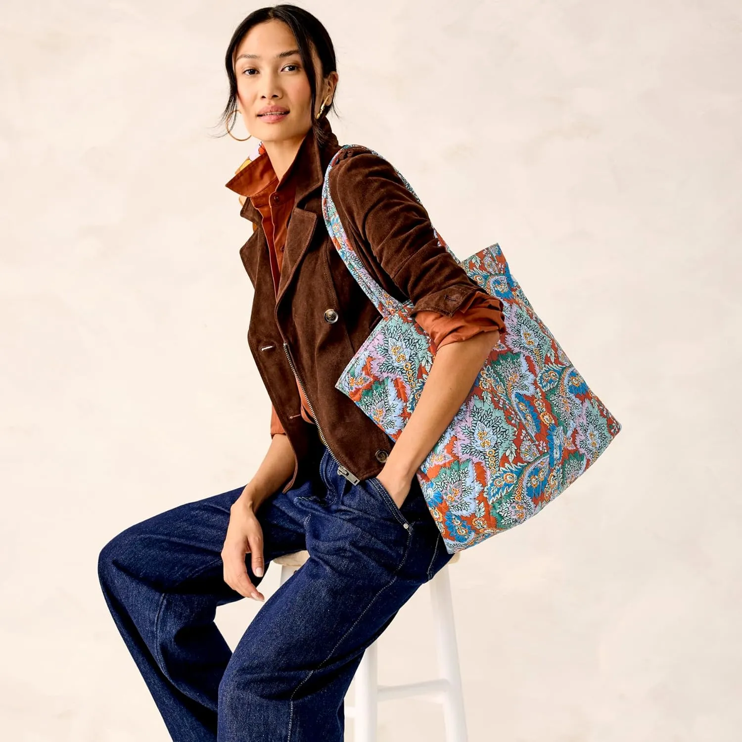 Vera Bradley Premium Cotton Original Tote