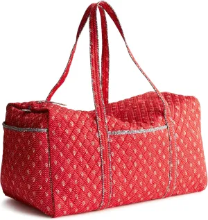 Vera Bradley Women's Premium Cotton Large Original Duffel Travel Bag