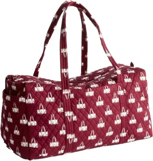 Vera Bradley Women's Premium Cotton Large Original Duffel Travel Bag